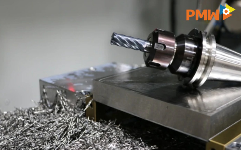 Gia công phay CNC hợp kim titan được thực hiện theo quy trình chuẩn từ phôi đến thành phẩm