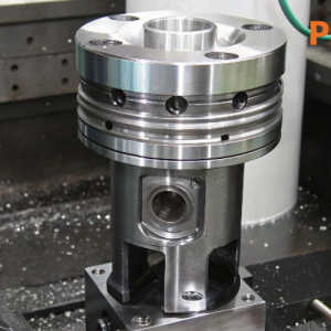 Gia công tiện CNC piston động cơ với độ chính xác cao, bề mặt hoàn thiện đồng đều